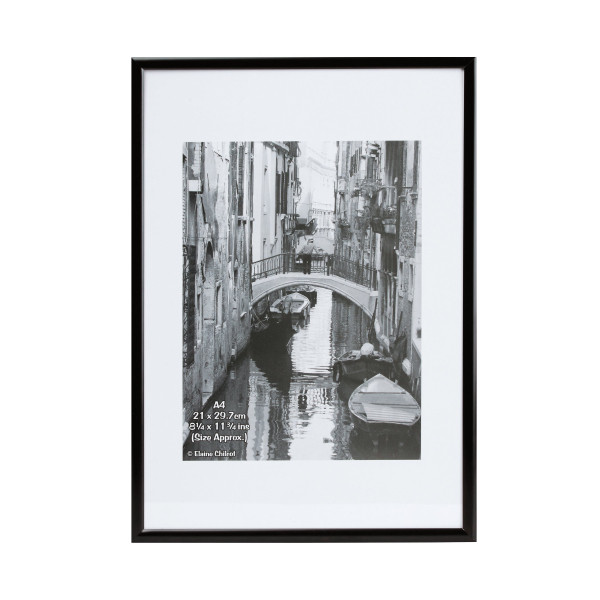 >A4 certificate frame | 22 x 31cm | Hampton Frames black IE000790 - 1