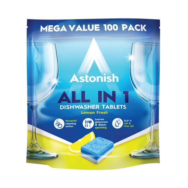 >Dishwasher tablets | Astonish All-in-One | 100-pack IE000506 - 1