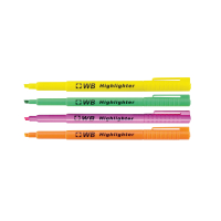 >Highlighters | assorted colours | 4-pack IE000539