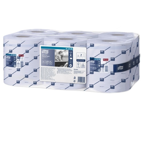 >Paper towel rolls (1-ply) for Tork M4 dispenser | Tork Reflex Centrefeed blue | 6-pack IE000901 - 3