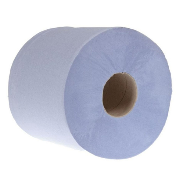 >Paper towel rolls (2-ply) 120m | PRISTINE Standard Centrefeed blue | 6-pack IE000899 - 1