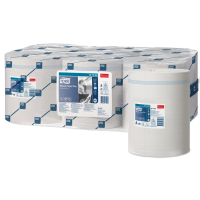 >Paper towel rolls (2-ply) for Tork M2 dispenser | Tork Centrefeed white | 6-pack IE000895