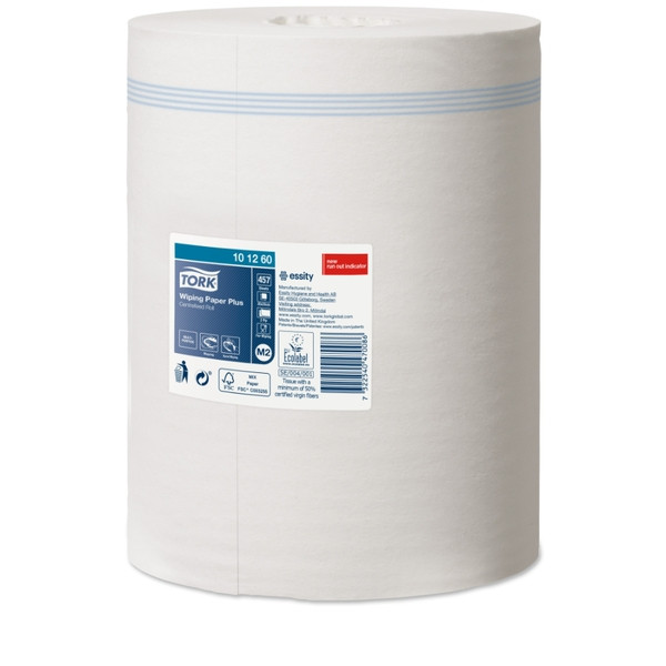 >Paper towel rolls (2-ply) for Tork M2 dispenser | Tork Centrefeed white | 6-pack IE000895 - 2