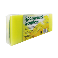 >Scouring sponge | yellow | 10-pack IE000754