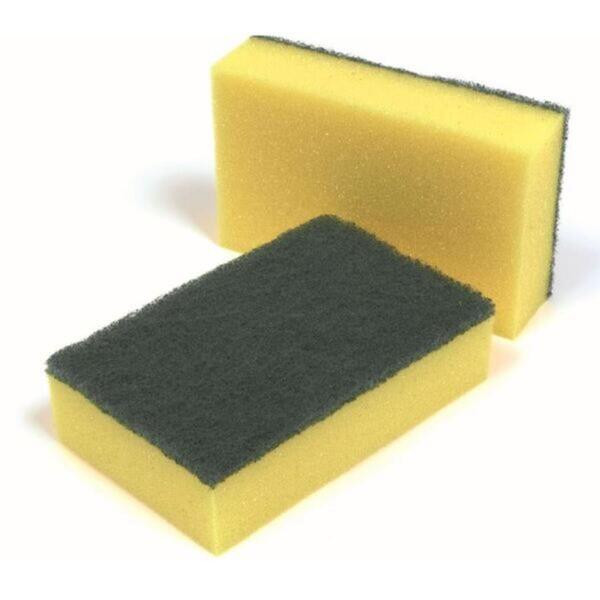 >Scouring sponges | green/yellow | 10-pack IE000930 - 1