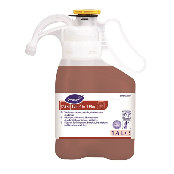 >Toilet cleaner/descaler 1.4L | Diversey Sani 4 In 1 Plus IE000936 - 1