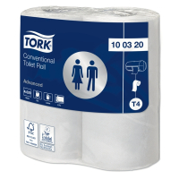 >Toilet rolls (2-ply) for Tork T4 dispenser | Tork Conventional | 9-pack IE000938