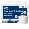 >Toilet rolls (2-ply) for Tork T8 dispenser | Tork SmartOne | 6-pack IE000942 - 1