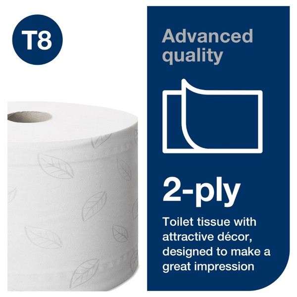 >Toilet rolls (2-ply) for Tork T8 dispenser | Tork SmartOne | 6-pack IE000942 - 2