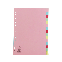 | Cardboard tabs (15 coloured tabs) | A4, 11-hole | Premier IE000538