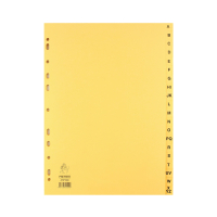 | Cardboard tabs A-Z (20 yellow tabs) | A4, 11-hole | Premier IE000562