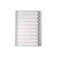 | Plastic tabs 1-10 (10 white tabs) | A4, 11-hole IE000679