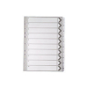 | Plastic tabs 1-10 (10 white tabs) | A4, 11-hole IE000679 - 1