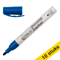 10 x 123ink blue gloss paint marker (1mm - 3 mm round)