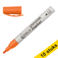 10 x 123ink orange gloss paint marker (1mm - 3mm round)