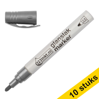 10 x 123ink silver gloss paint marker (1mm - 3mm round)