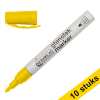 10 x 123ink yellow gloss paint marker (1mm - 3 mm round) 300860 - 1