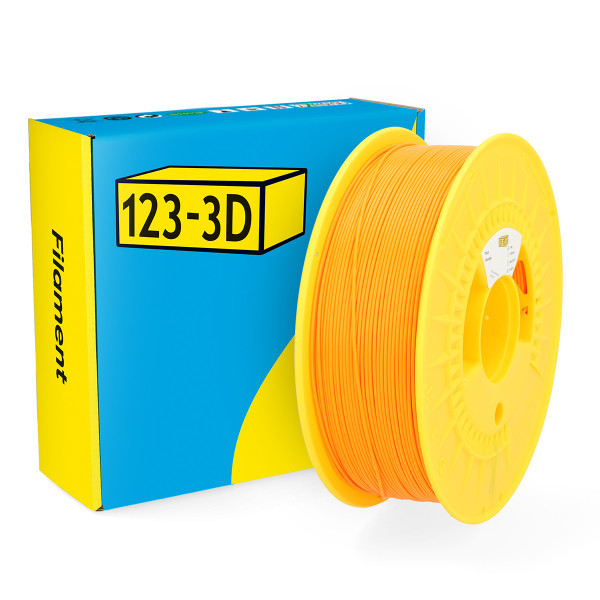 123-3D orange PLA filament 1.75mm, 1kg DHM00008 - 1