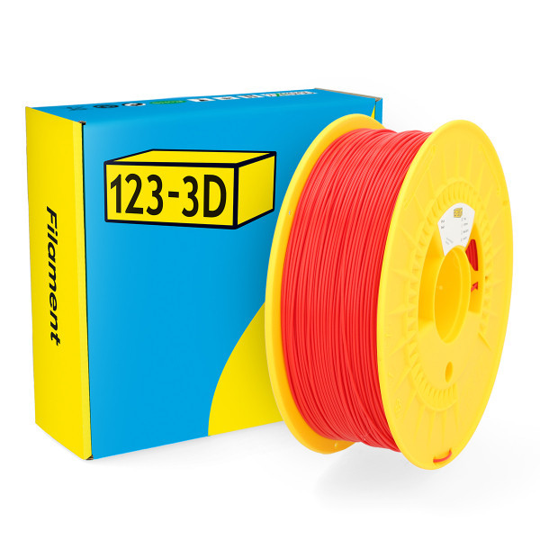 123-3D red PLA filament 1.75mm, 1kg DHM00004 - 1
