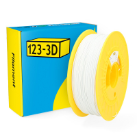 123-3D white PLA filament 1.75mm, 1kg DHM00002
