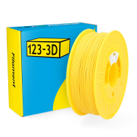 123-3D yellow PLA filament 1.75mm, 1kg DHM00006