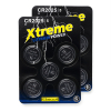 123accu Xtreme Power CR2025 Lithium button cell batteries (10-pack) ADR00074 - 1