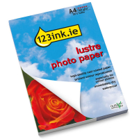 123ink.ie lustre photo paper, A4, 300g (20 sheets)  064150