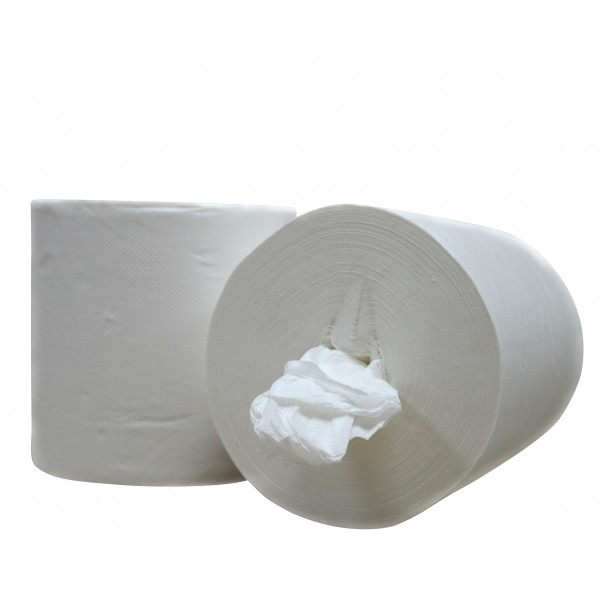 123ink 1-ply towel roll suitable for Tork M2 dispenser, 19cm x 300m (6-pack) SDR02027 - 1