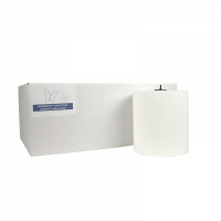 123ink 2-ply towel roll suitable for Tork H1 dispenser, 21cm x 150m (6-pack) 2634c 290016 290016c 290059c 290067 SDR02020