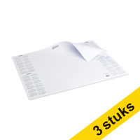 123ink 2026 - 2029 desk pad, 50cm x 35cm (40 sheets) (3-pack) 302449