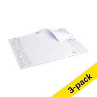 123ink 2026 - 2029 desk pad, 50cm x 35cm (40 sheets) (3-pack) 302449