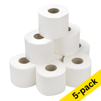 123ink 3-ply toilet paper suitable for Tork T4 dispenser (5 x 8-pack) SDR06026