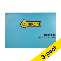 123ink A3 drawing pad, 200 grams (3 x 24 sheets)