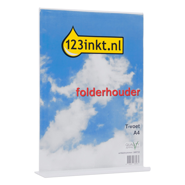 123ink A4 T-foot brochure holder 300733 - 1