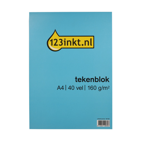 123ink A4 drawing pad, 160 grams (40 sheets) 400166107C 301430 - 1