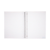 123ink A4 lined lecture pad 80 sheets with spiral, 70g (23 holes) 300589 - 2