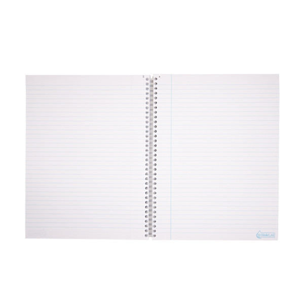 123ink A4 lined spiral writing pad, 70g, 100 sheets K-5504-SPC 300289 - 2