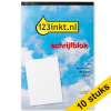 123ink A4 squared writing pad 5mm 70g, 100 sheets (10-pack)