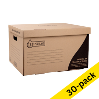 123ink A4 storage and transport box, 433mm x 364mm x 263mm (30-pack) 302070