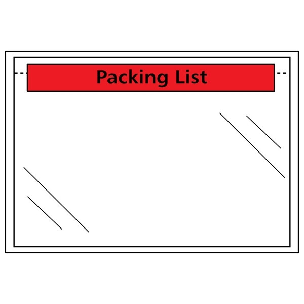 123ink A5 self-adhesive packing list envelope, 225mm x 165mm  (100-pack)  300784 - 1