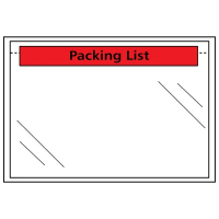 123ink A5 self-adhesive packing list envelope, 225mm x 165mm  (100-pack)  300784