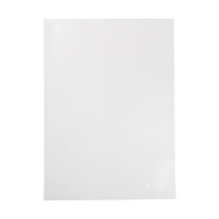123ink A5 transparent grained display folder with U-opening, 120 micron (25-pack) 302408