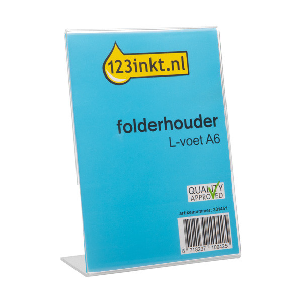 123ink A6 L-foot brochure holder SI-TA214C 301451 - 1