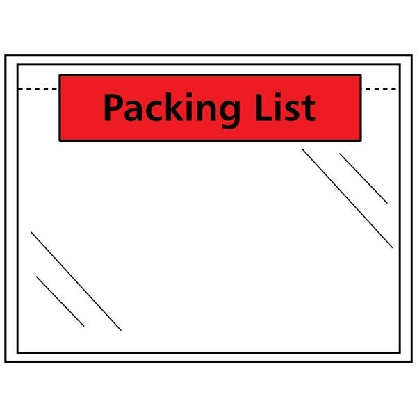 123ink A6 self-adhesive packing list envelope, 165mm x 122mm (100-pack)  300782 - 1