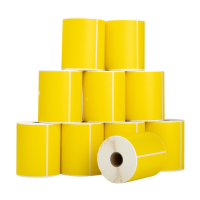 123ink An Post yellow shipping labels, 102 x 152mm | 10-pack 089390