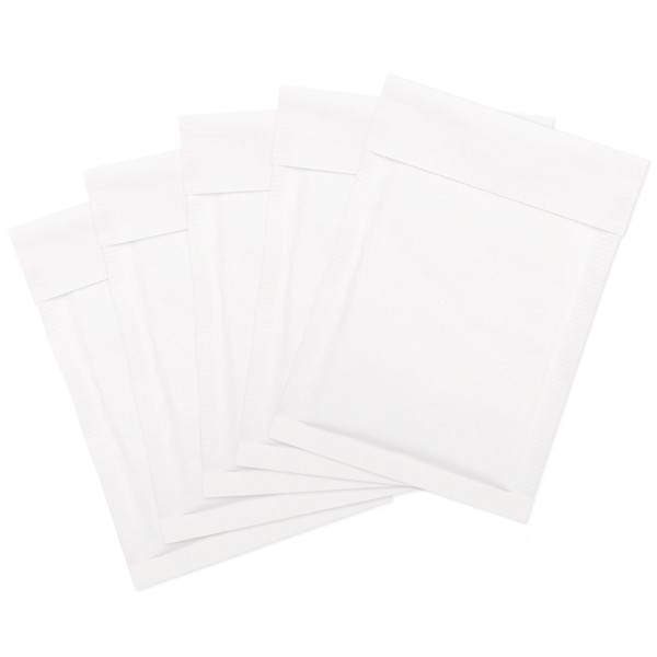 123ink C13 white self-adhesive bubble envelope, 170mm x 225mm (5-pack) 306613-5C 300704 - 1