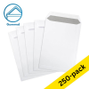 123ink C4 (EA4) white gummed document envelope, 220mm x 312mm (250-pack)