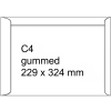 123ink C4 white gummed document envelope, 229mm x 324mm (25-pack) 300940 - 2