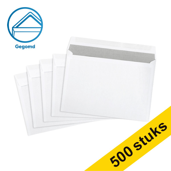 123ink C5 (EA5) white gummed service envelope, 156mm x 220mm (500-pack) 300919 - 1