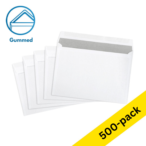 123ink C5 (EA5) white gummed service envelope, 156mm x 220mm (500-pack) 300919 - 1